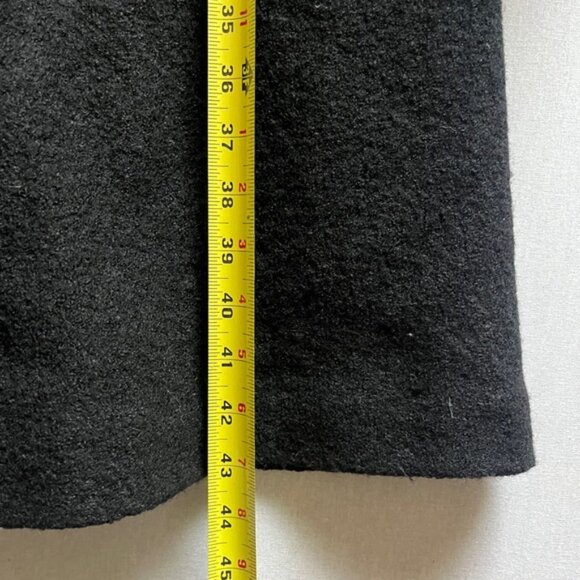 Blue Sky Black Wool Coat - Picture 11 of 11